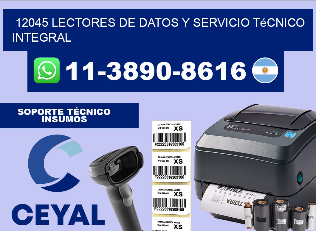 12045 Lectores de Datos y Servicio Técnico Integral
