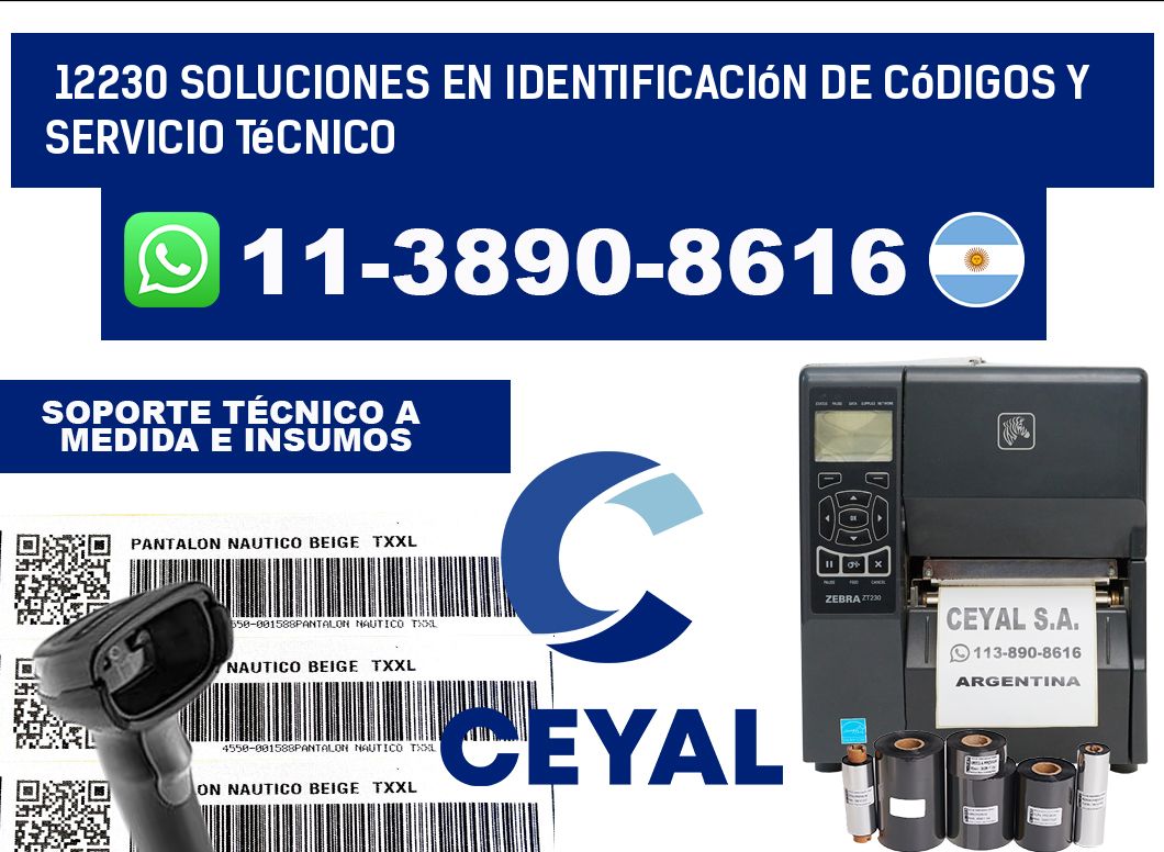 12230 Soluciones en Identificación de códigos y Servicio Técnico