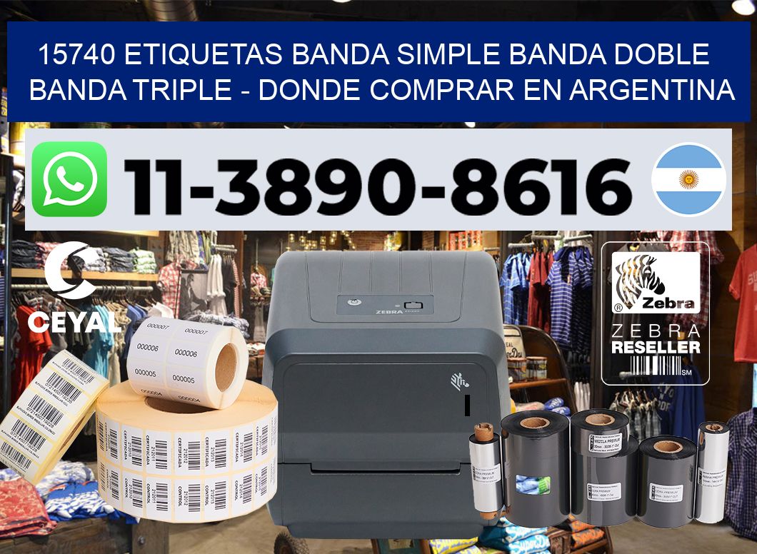 15740 etiquetas banda simple banda doble banda triple – Donde Comprar en Argentina