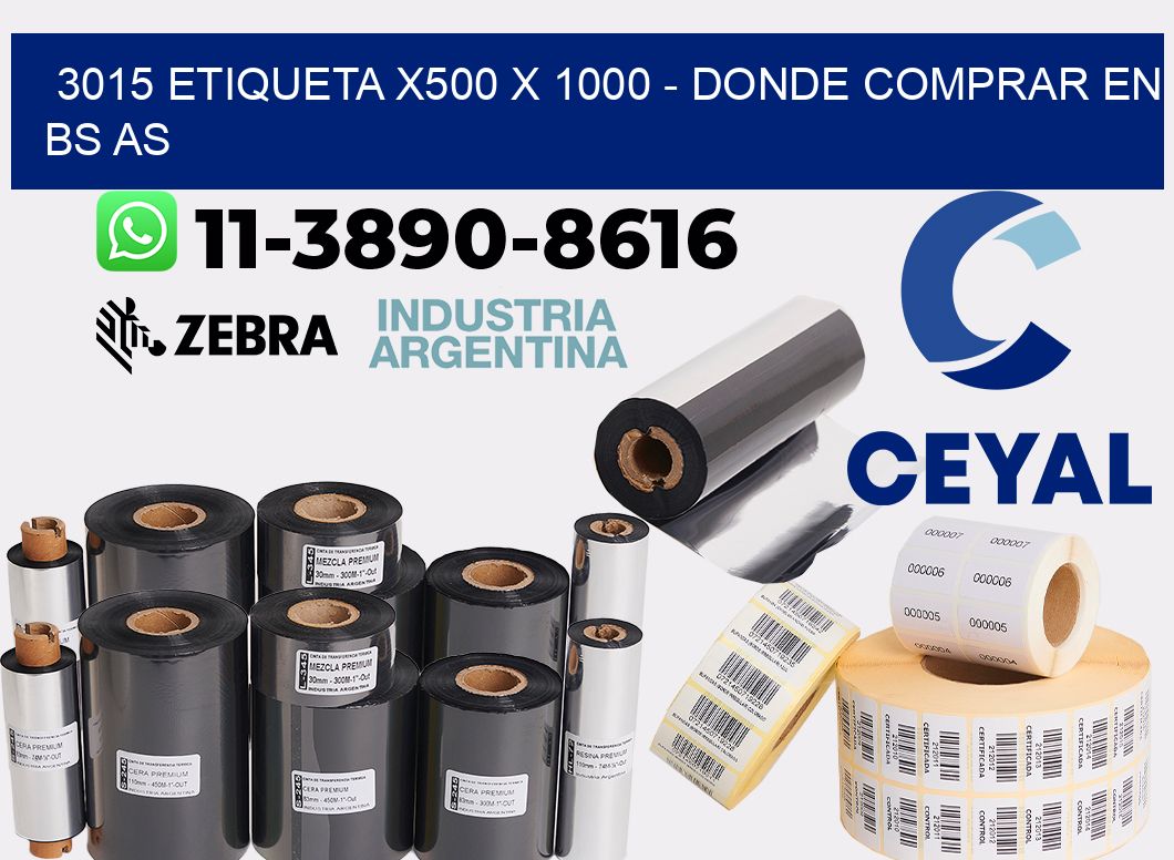 3015 etiqueta x500 x 1000 - Donde Comprar en bs as