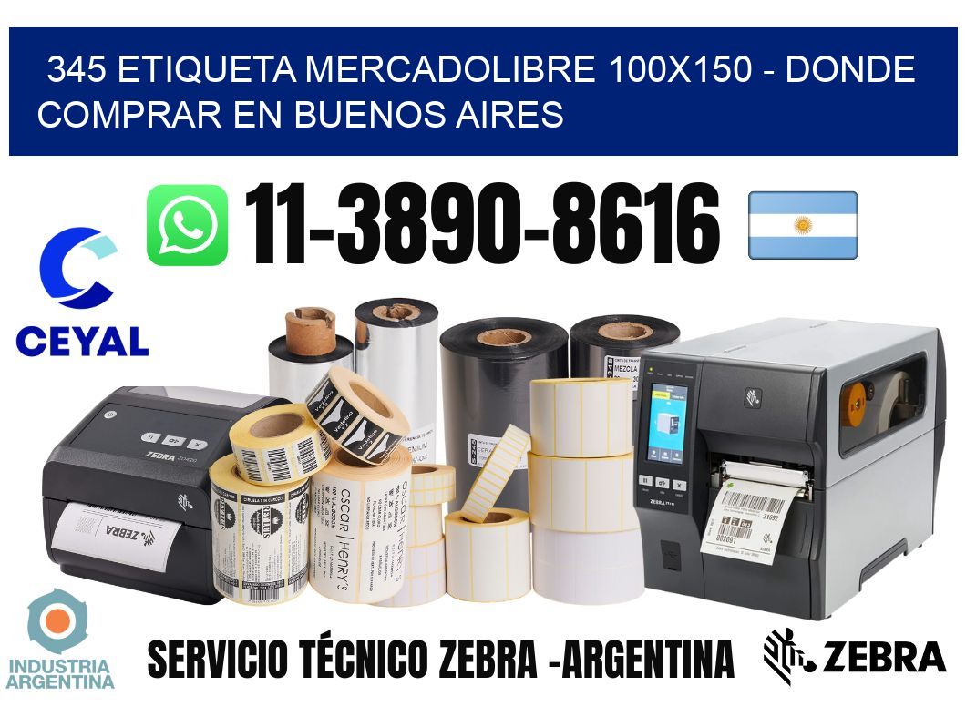 345 etiqueta MercadoLibre 100x150 - Donde Comprar en Buenos Aires