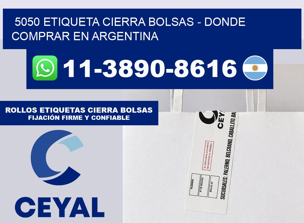5050 etiqueta Cierra Bolsas – Donde Comprar en Argentina
