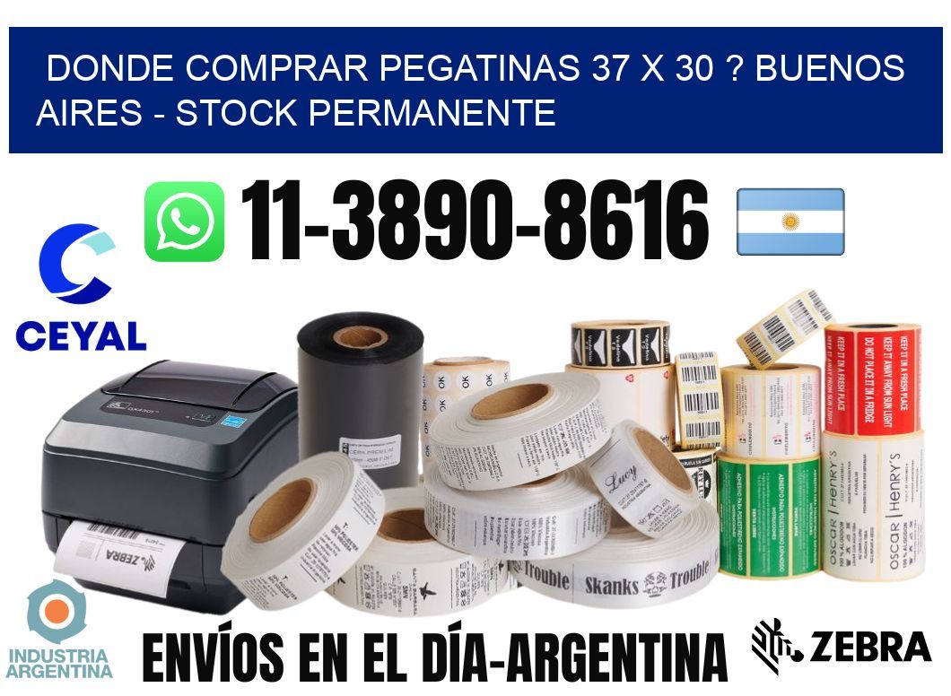 Donde Comprar pegatinas 37 x 30 ? Buenos Aires - Stock permanente