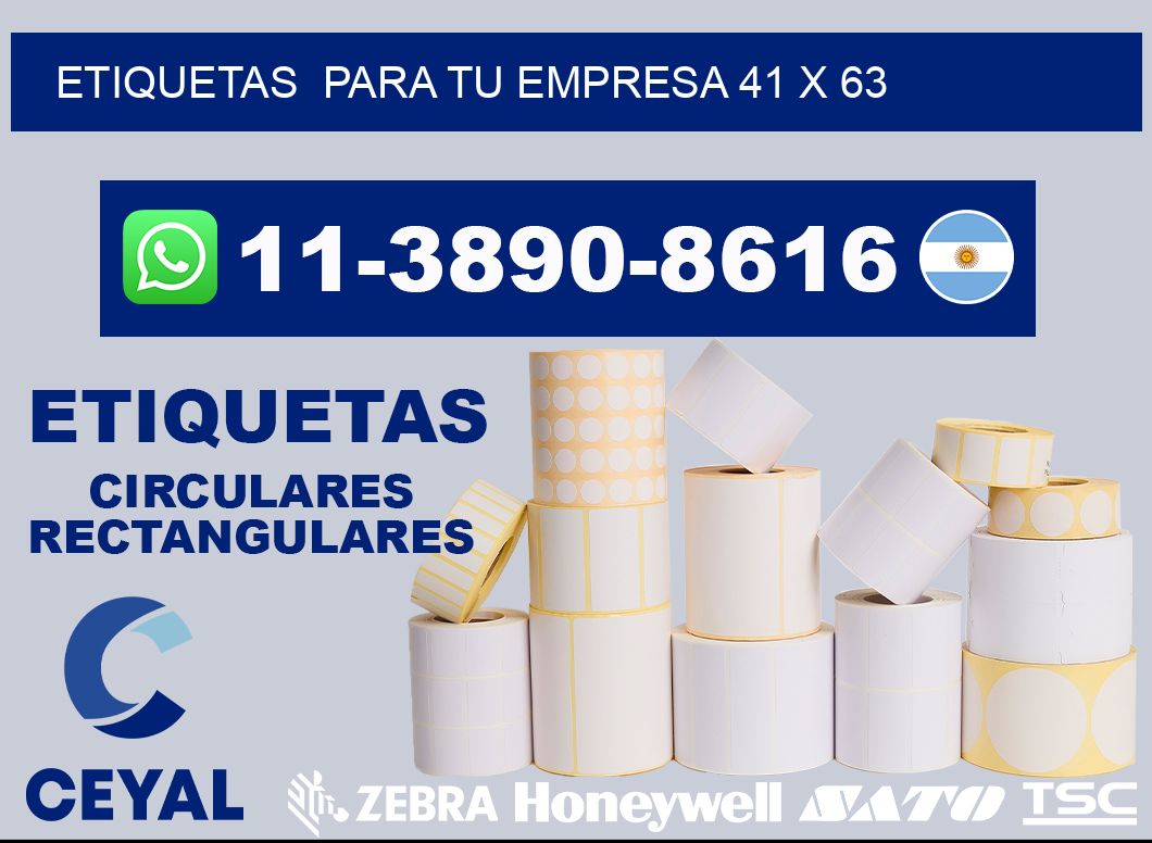 Etiquetas para tu empresa 41 x 63