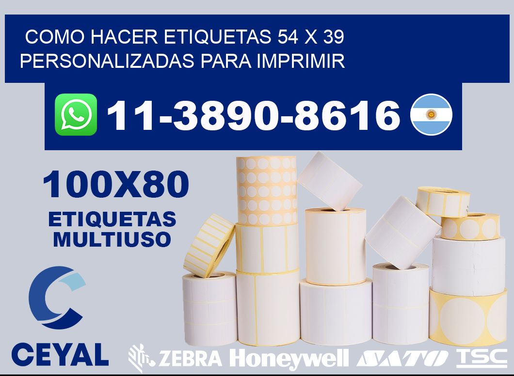 como hacer etiquetas 54 x 39 personalizadas para imprimir