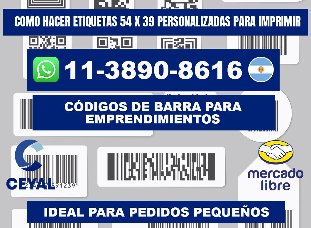 como hacer etiquetas 54 x 39 personalizadas para imprimir