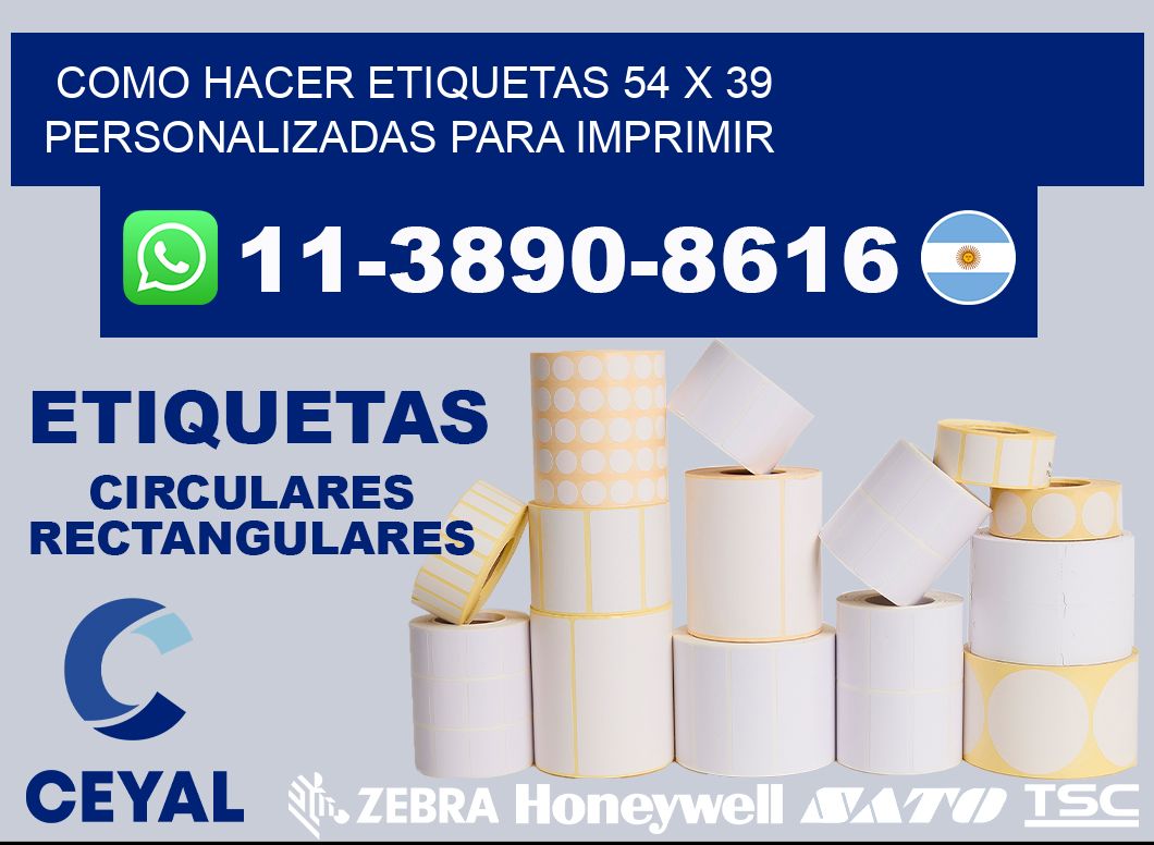 como hacer etiquetas 54 x 39 personalizadas para imprimir