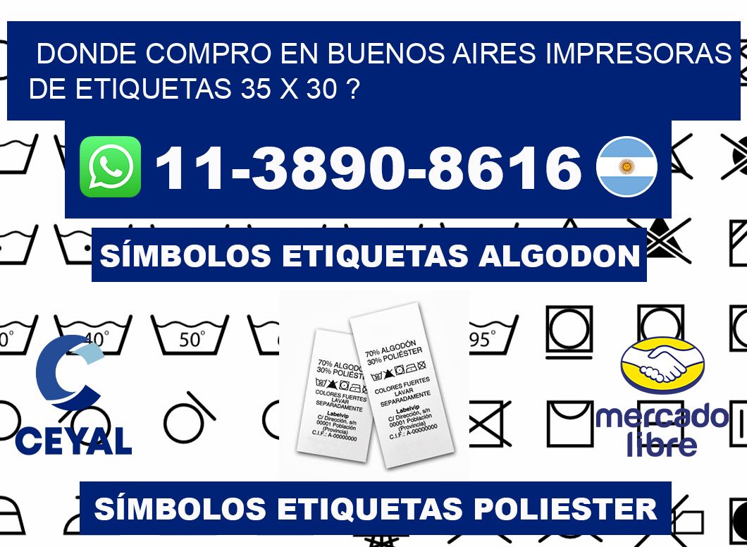 donde compro en buenos aires impresoras de etiquetas 35 x 30 ?