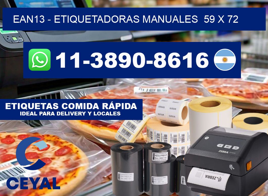 ean13 - Etiquetadoras Manuales 59 x 72