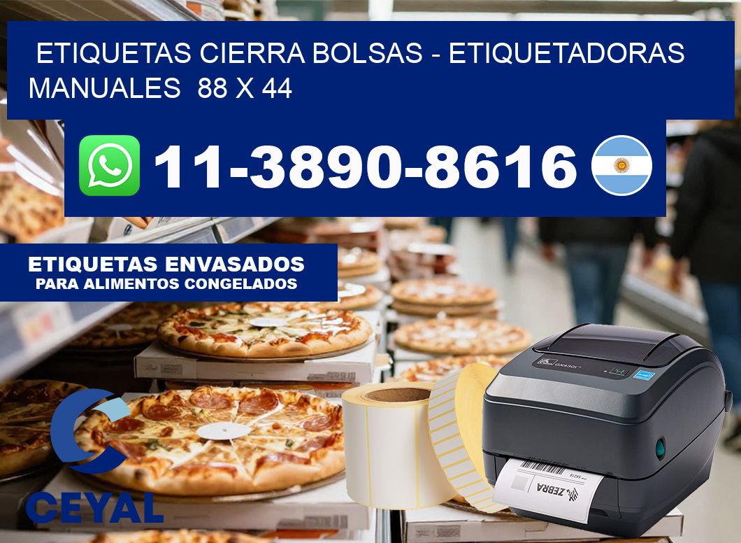 etiquetas cierra bolsas – Etiquetadoras Manuales  88 x 44