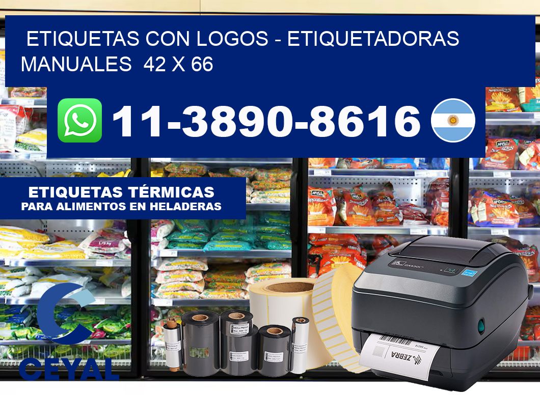 etiquetas con logos – Etiquetadoras Manuales  42 x 66