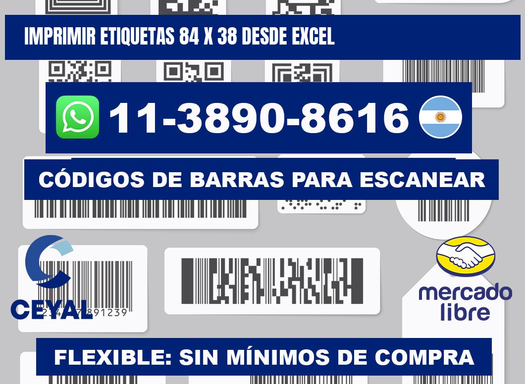 imprimir etiquetas 84 x 38 desde excel
