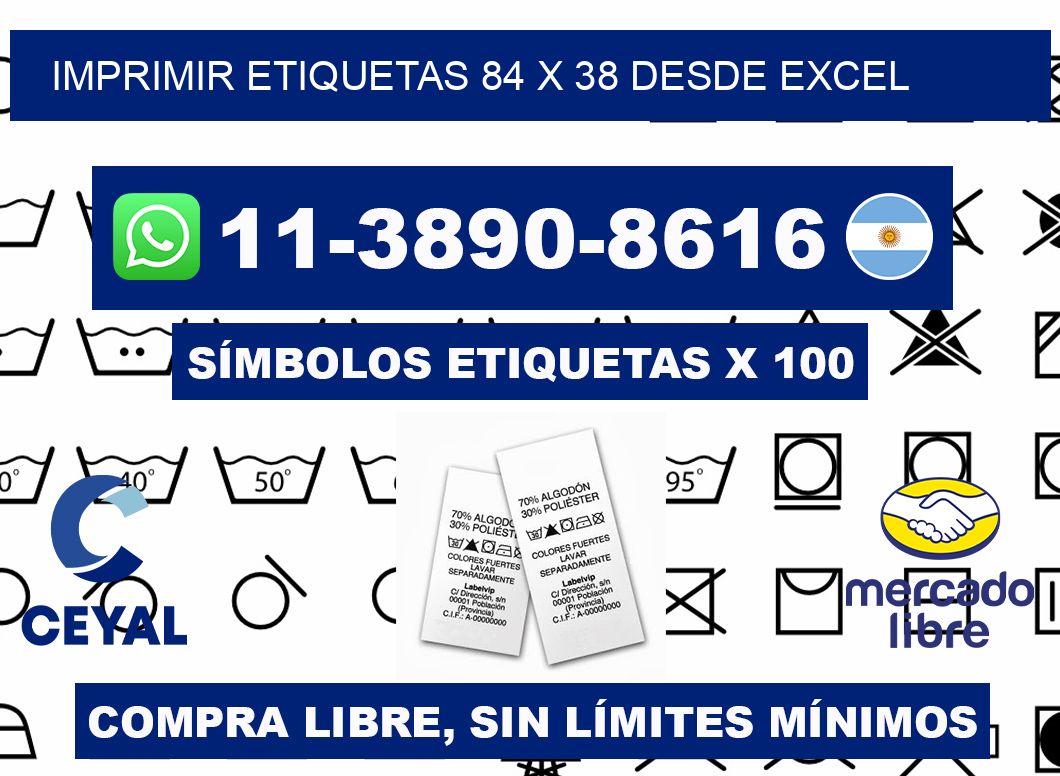 imprimir etiquetas 84 x 38 desde excel