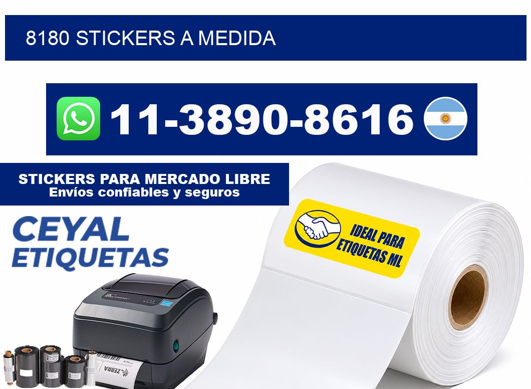 8180 stickers a medida