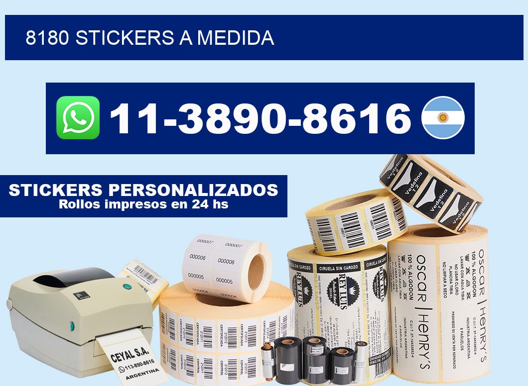8180 stickers a medida