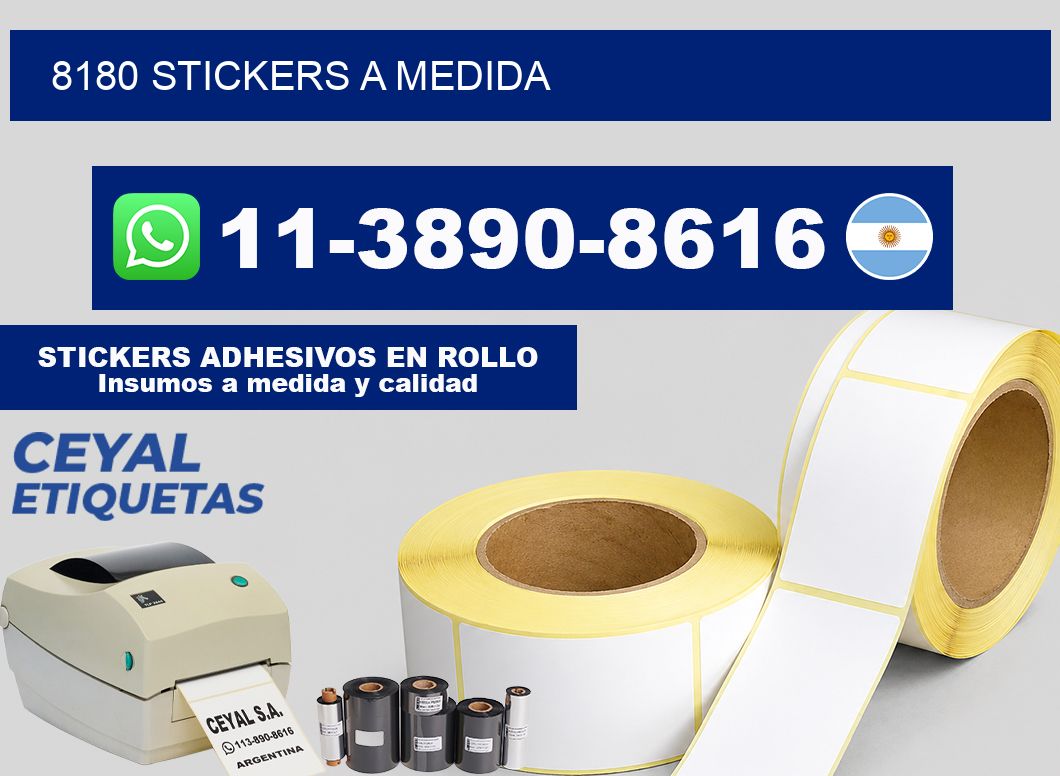 8180 stickers a medida