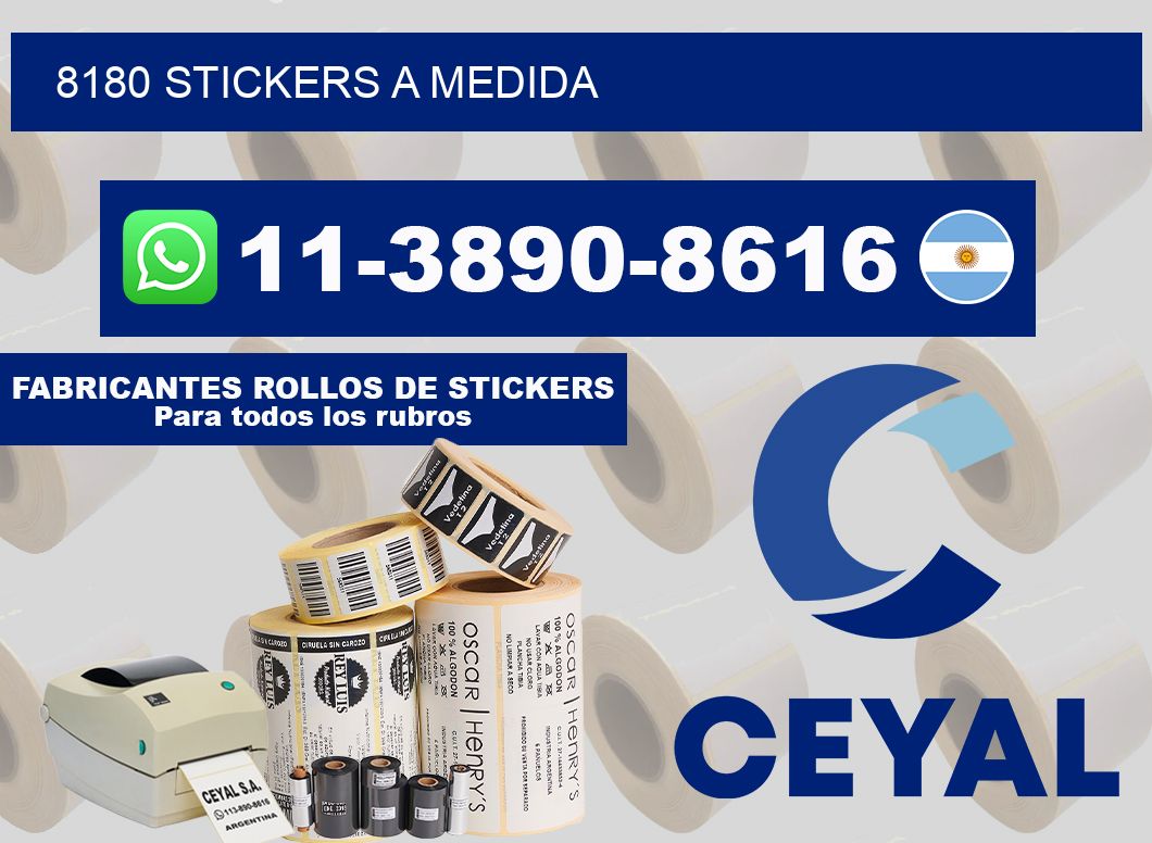 8180 stickers a medida