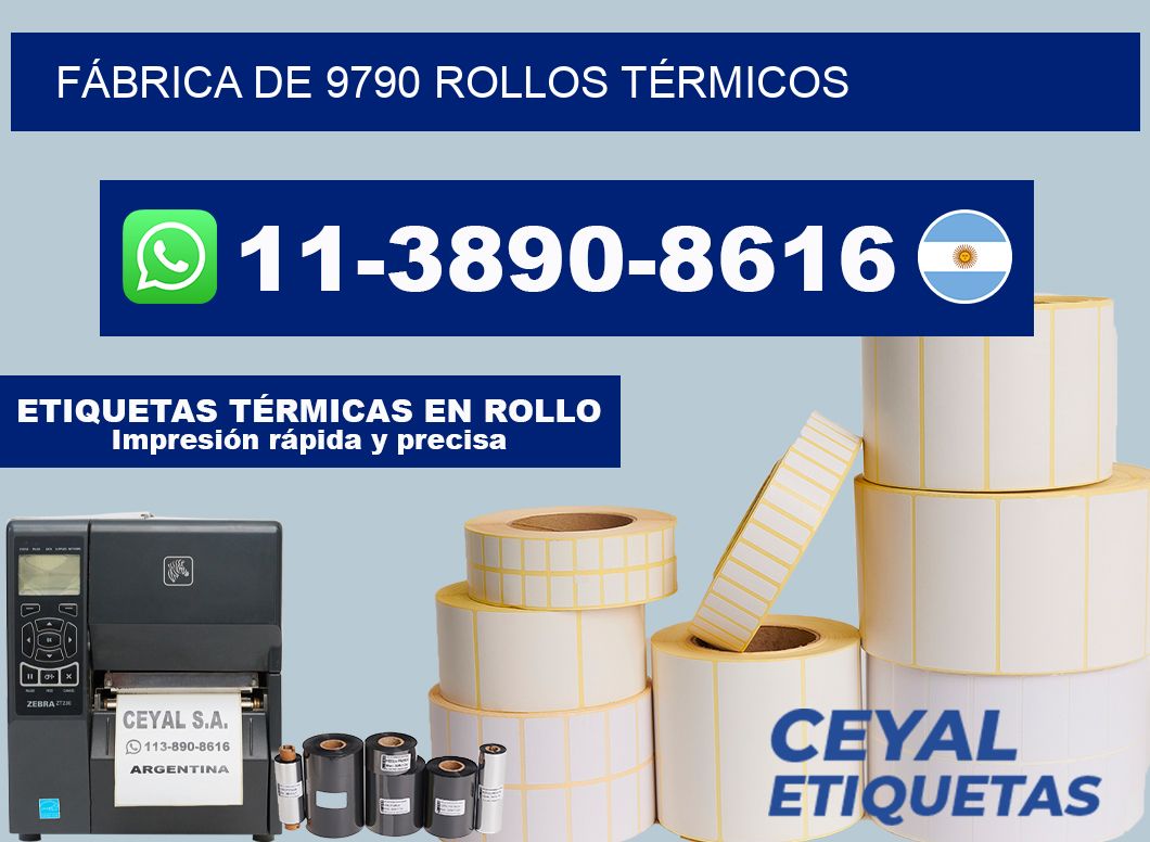FÁBRICA DE 9790 ROLLOS TÉRMICOS