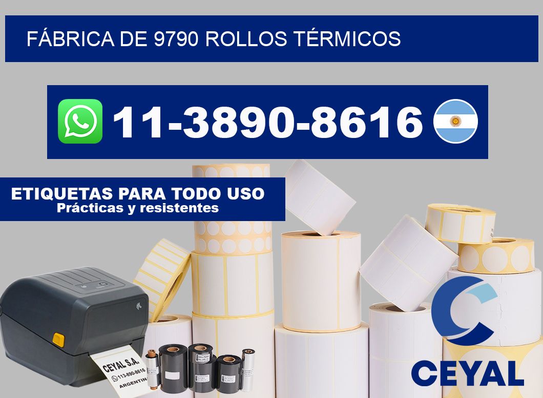 FÁBRICA DE 9790 ROLLOS TÉRMICOS