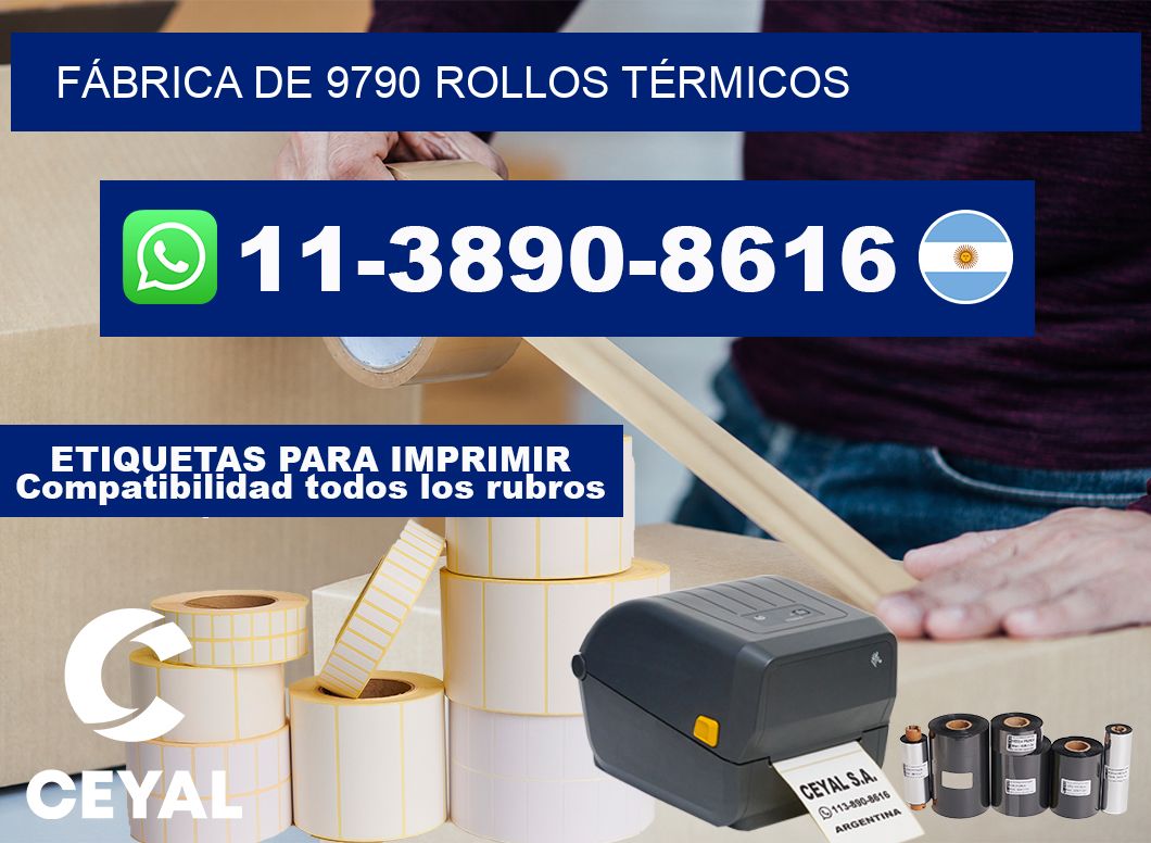 FÁBRICA DE 9790 ROLLOS TÉRMICOS