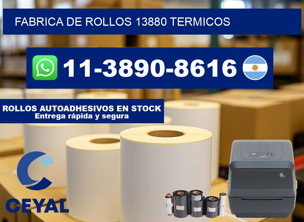 FABRICA DE ROLLOS 13880 TERMICOS