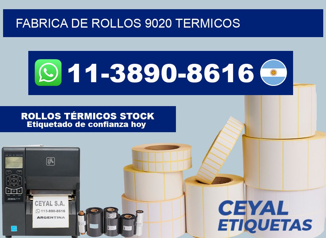FABRICA DE ROLLOS 9020 TERMICOS