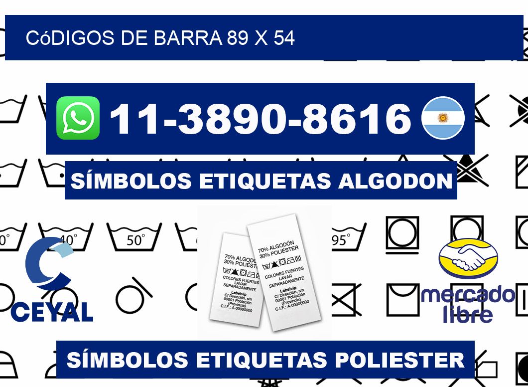 códigos de barra 89 x 54