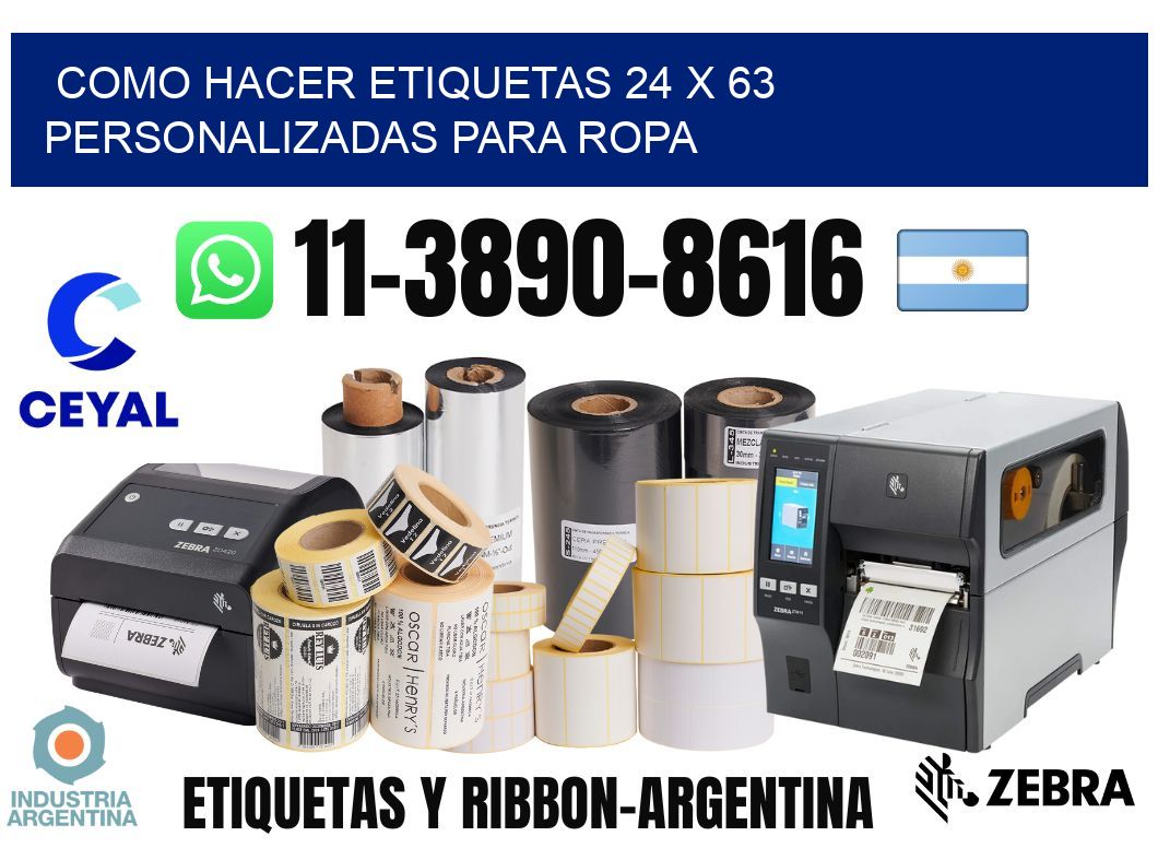 como hacer etiquetas 24 x 63 personalizadas para ropa
