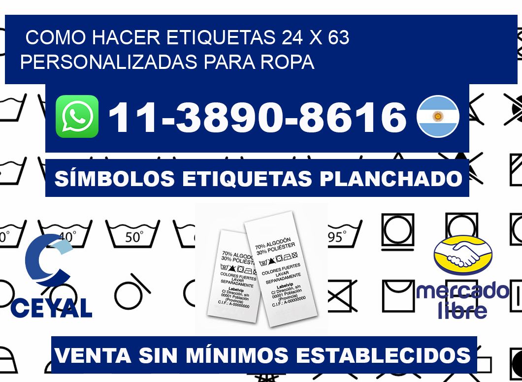 como hacer etiquetas 24 x 63 personalizadas para ropa