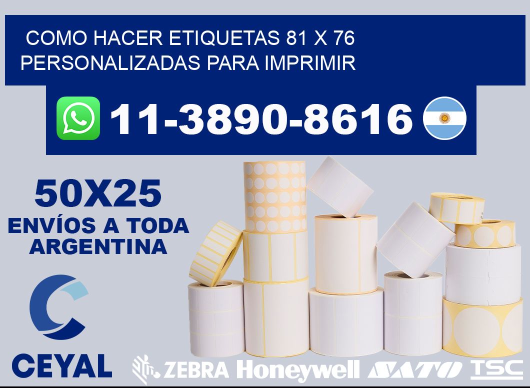 como hacer etiquetas 81 x 76 personalizadas para imprimir