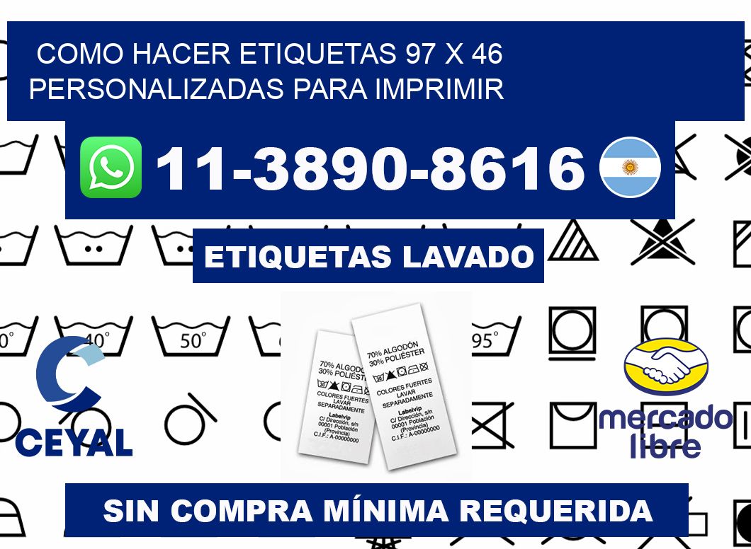como hacer etiquetas 97 x 46 personalizadas para imprimir
