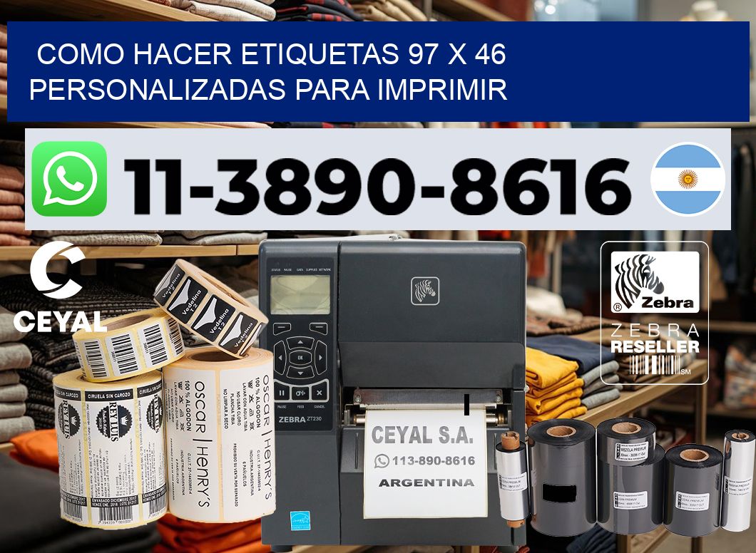 como hacer etiquetas 97 x 46 personalizadas para imprimir