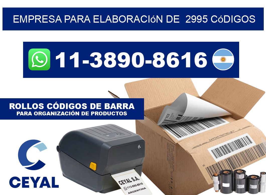 empresa para elaboración de  2995 códigos