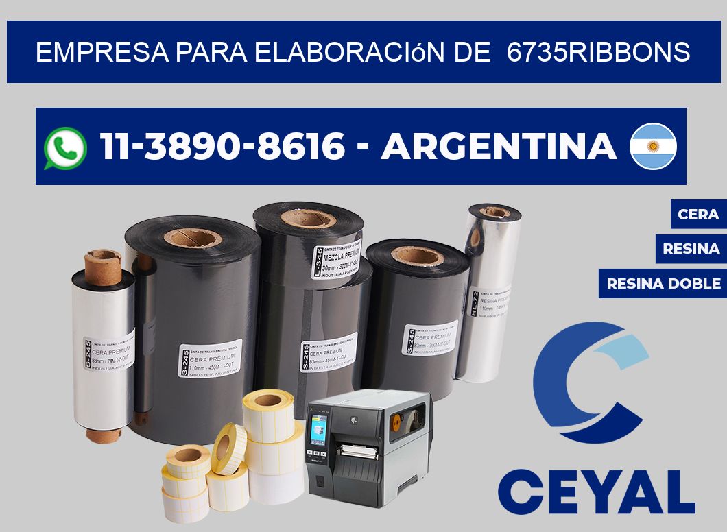 empresa para elaboración de  6735ribbons