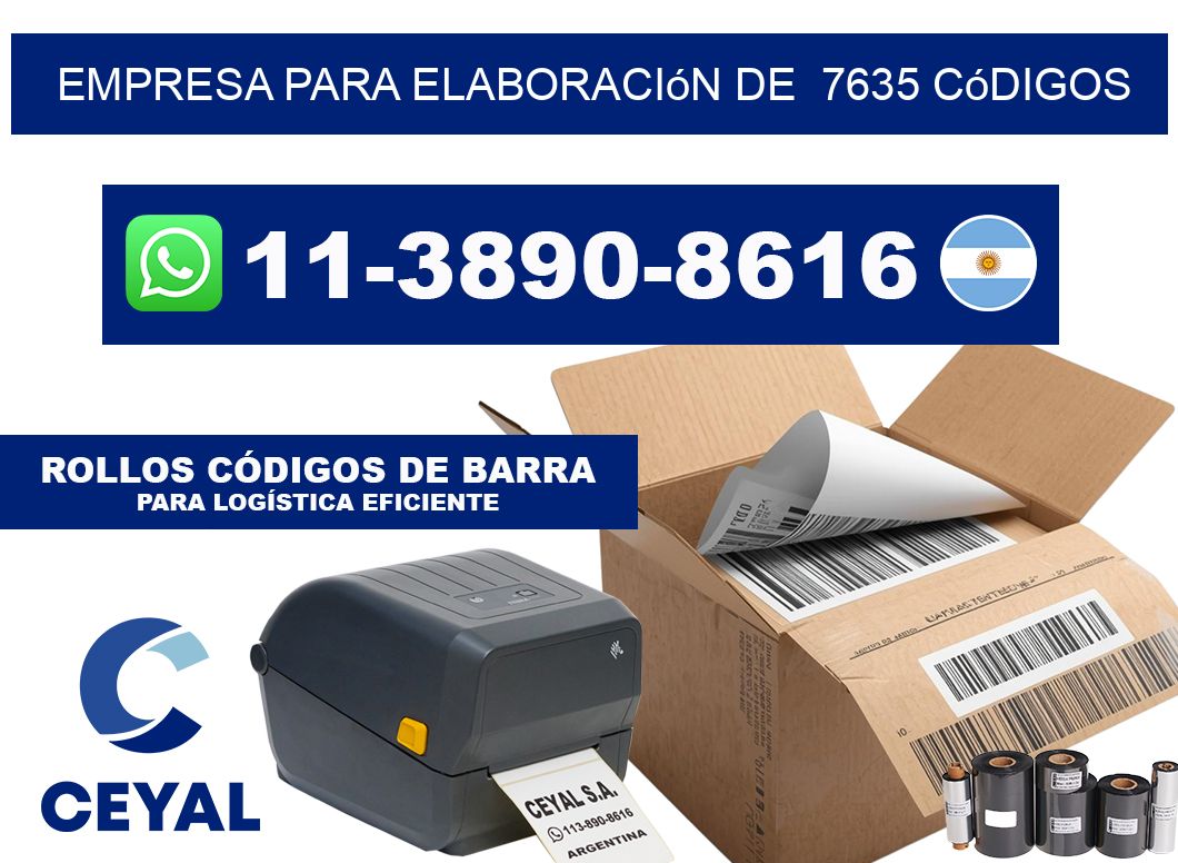 empresa para elaboración de  7635 códigos
