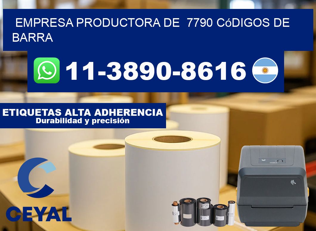 empresa productora de  7790 códigos de barra