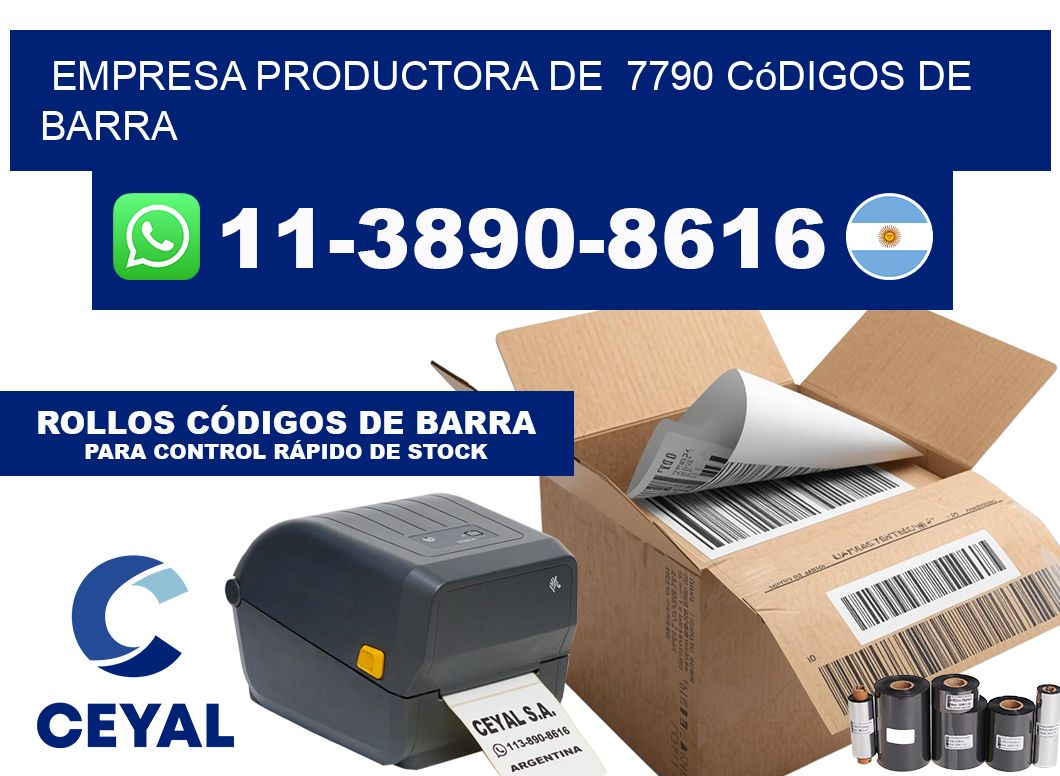 empresa productora de  7790 códigos de barra