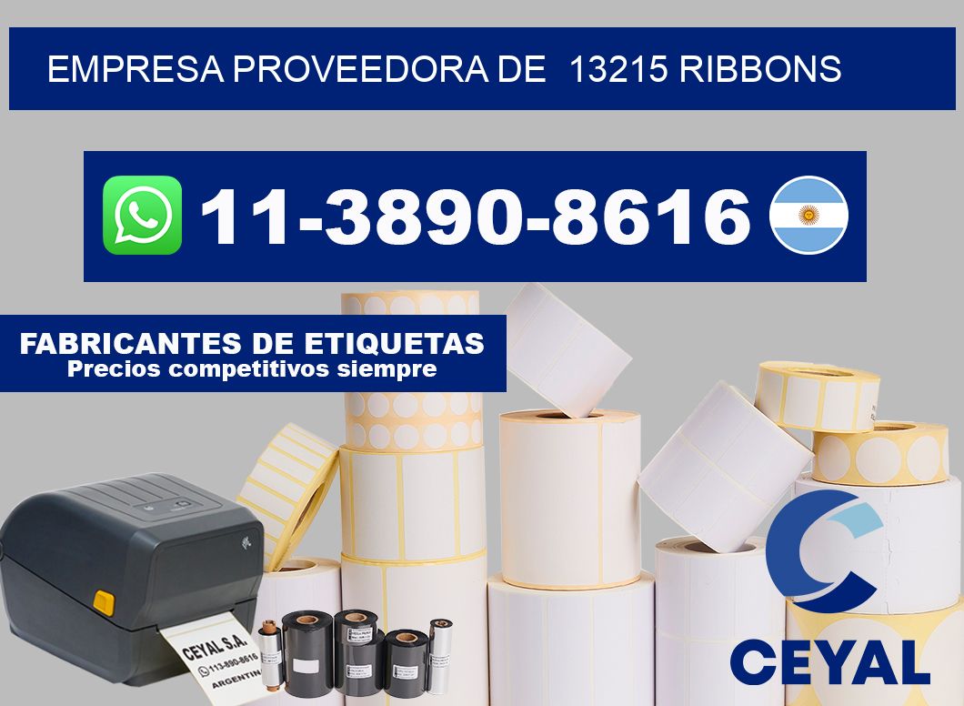 empresa proveedora de  13215 ribbons