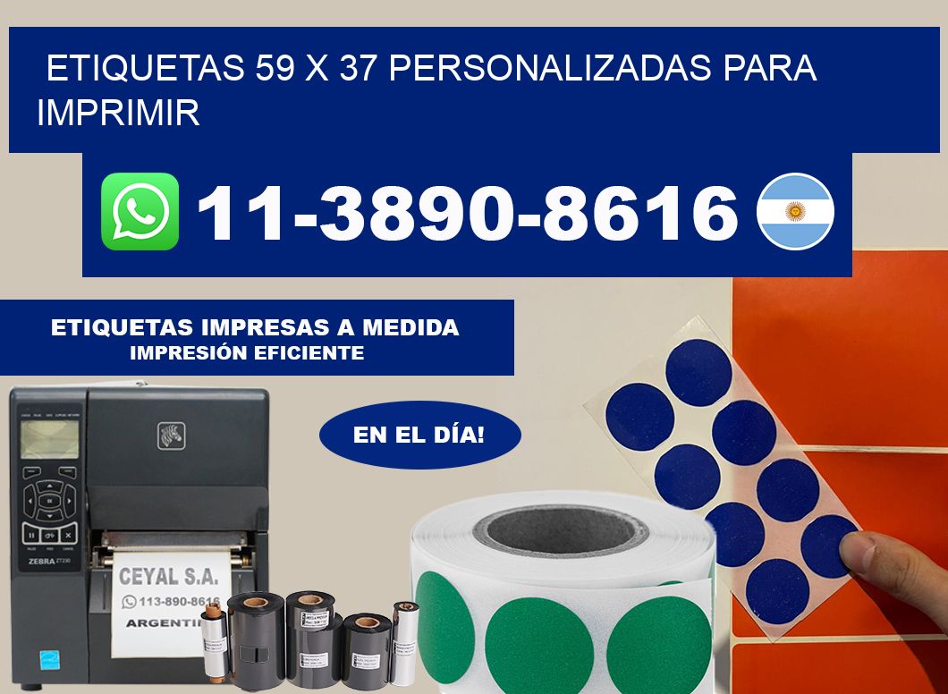 etiquetas 59 x 37 personalizadas para imprimir