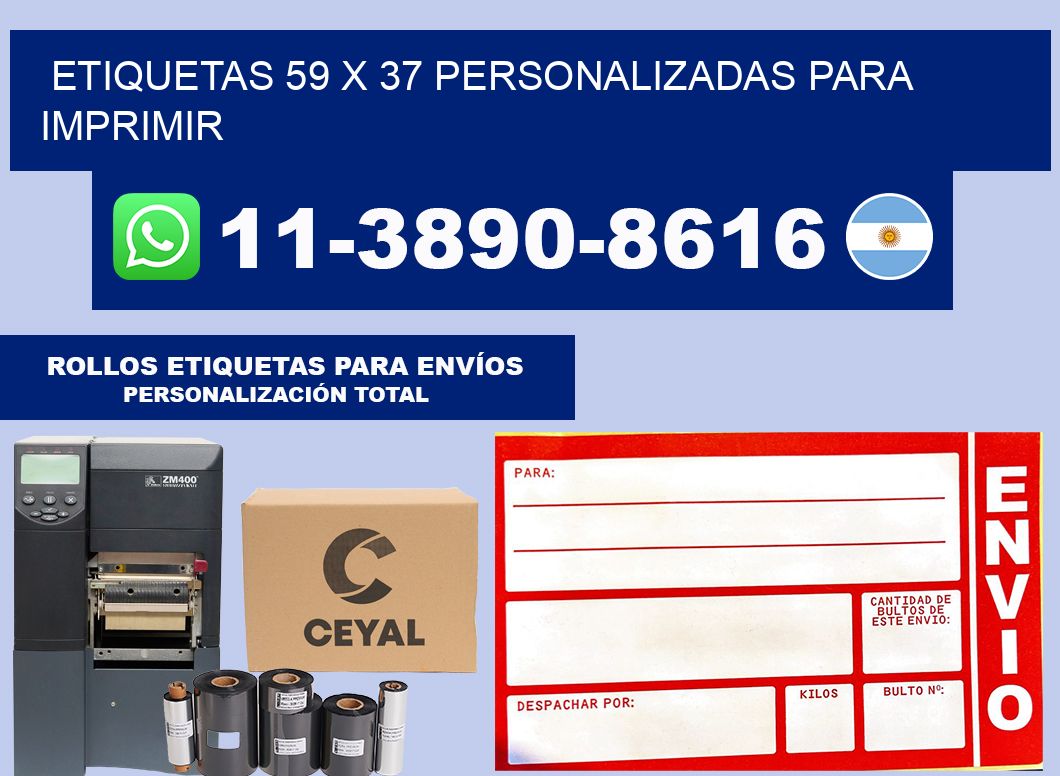 etiquetas 59 x 37 personalizadas para imprimir