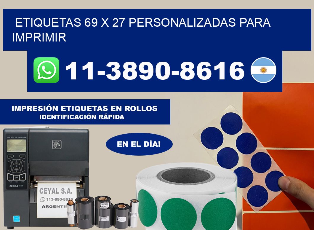 etiquetas 69 x 27 personalizadas para imprimir