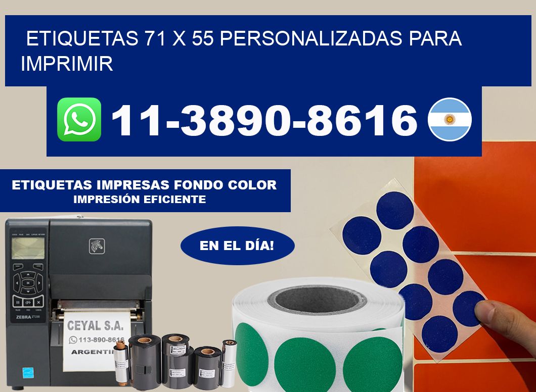 etiquetas 71 x 55 personalizadas para imprimir