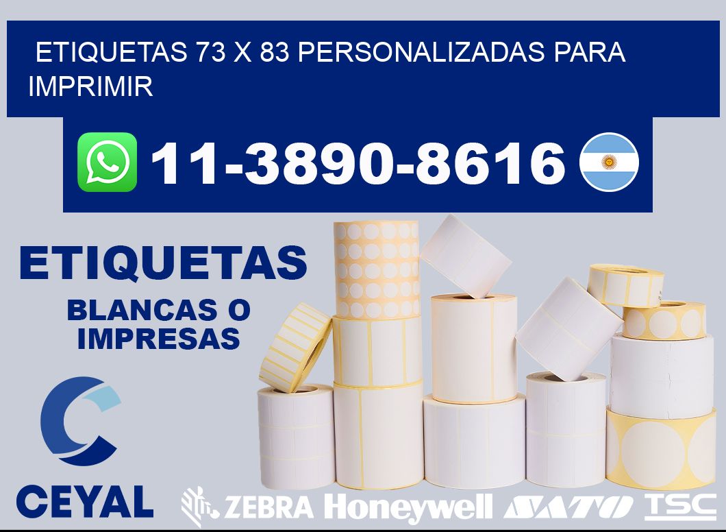etiquetas 73 x 83 personalizadas para imprimir