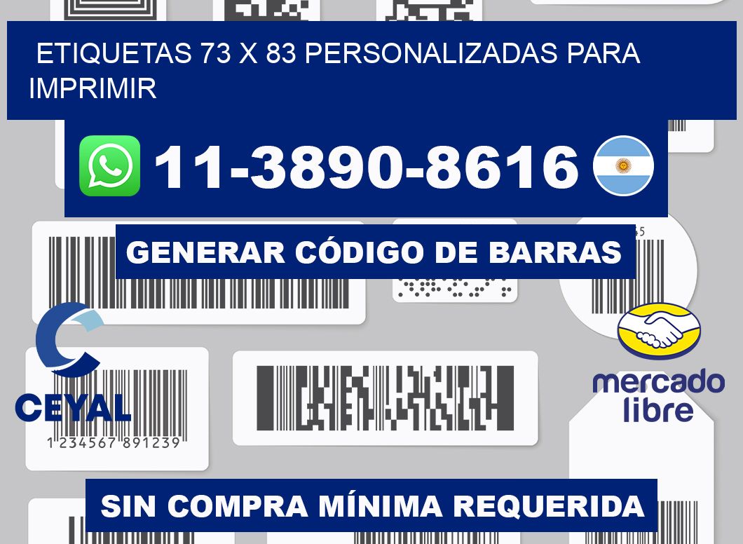 etiquetas 73 x 83 personalizadas para imprimir