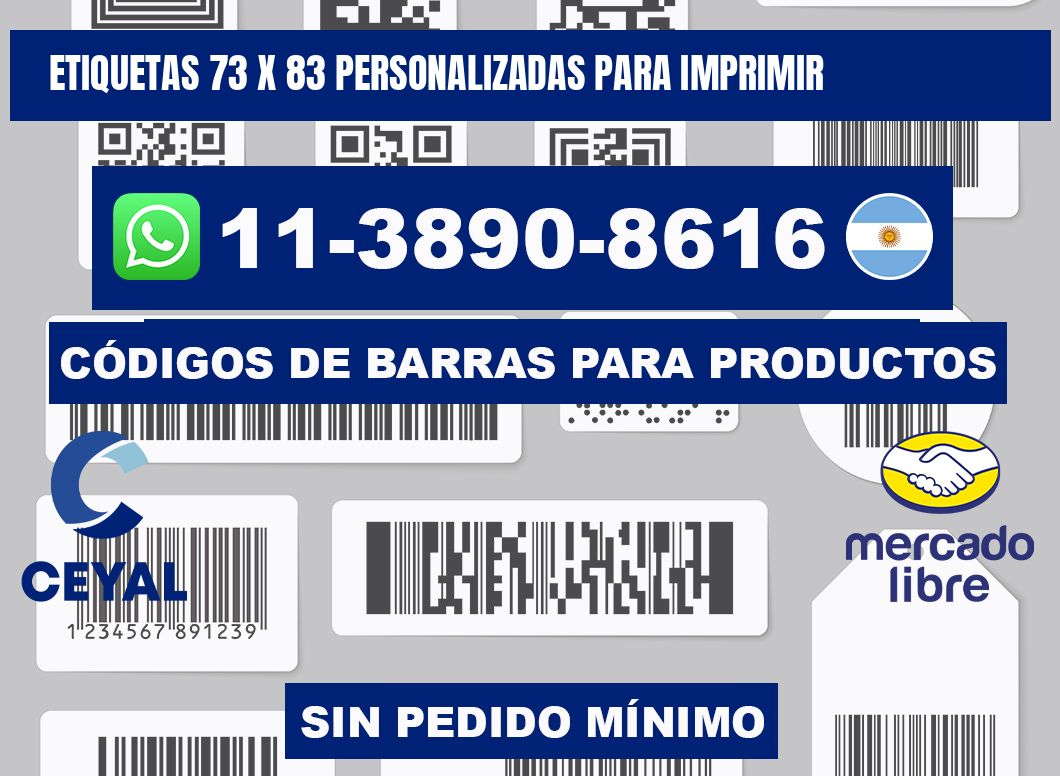 etiquetas 73 x 83 personalizadas para imprimir