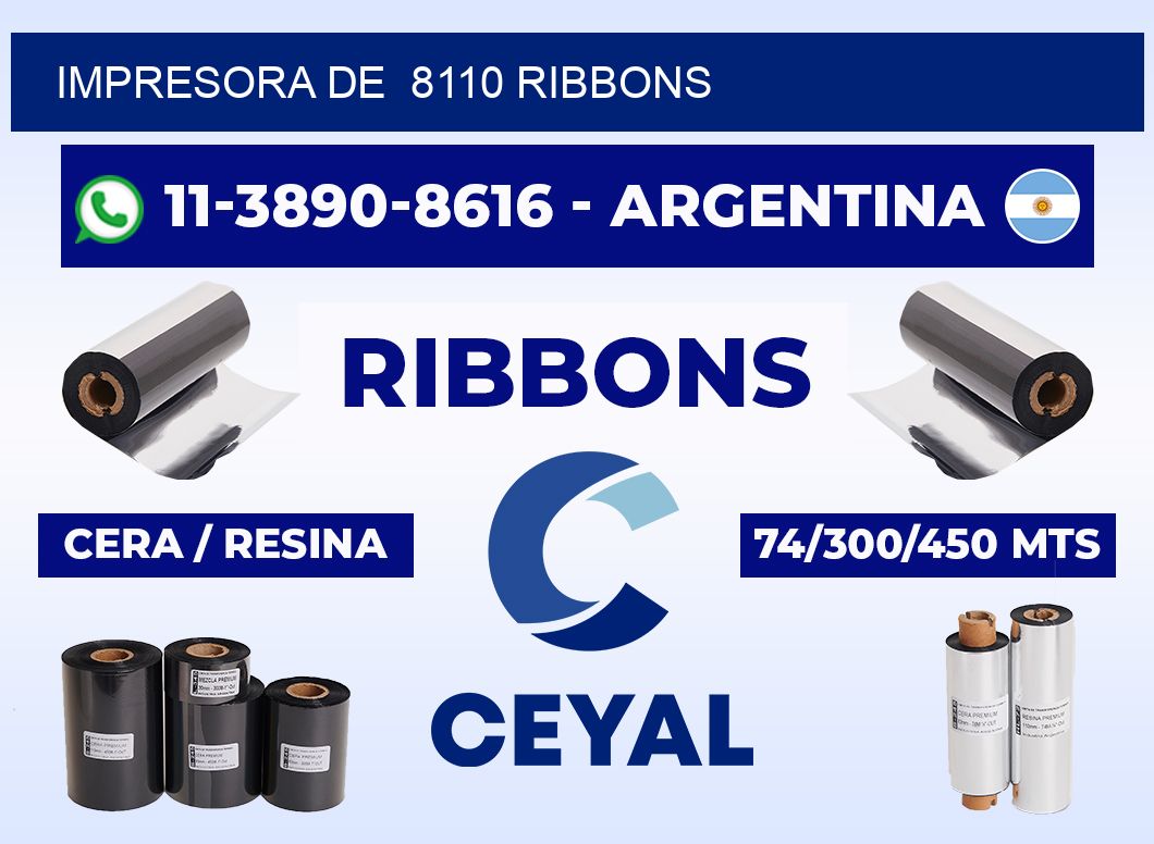 impresora de  8110 ribbons