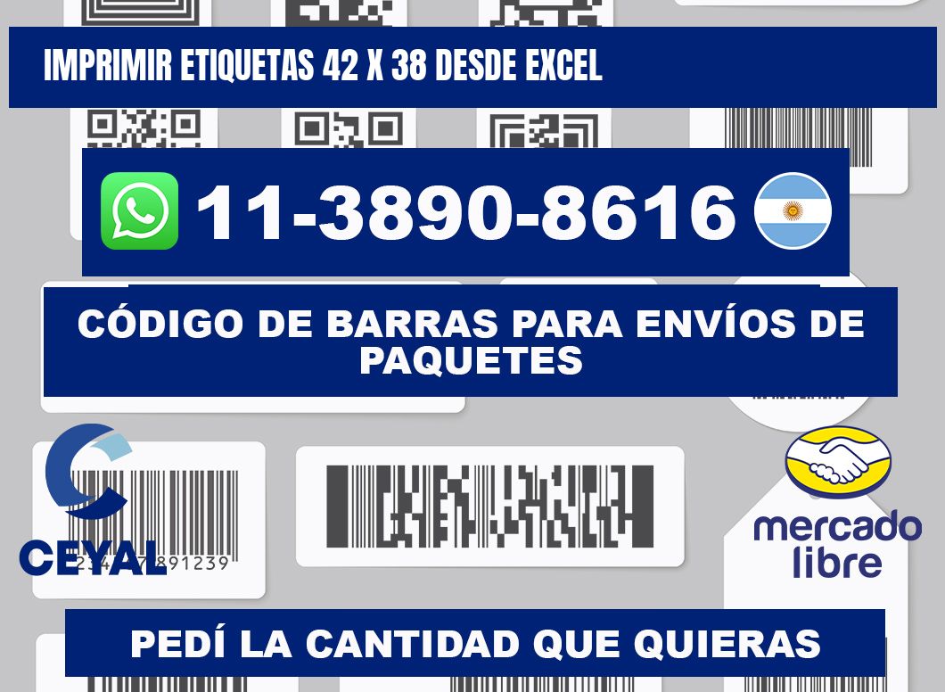 imprimir etiquetas 42 x 38 desde excel