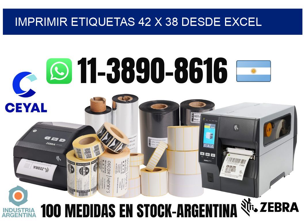 imprimir etiquetas 42 x 38 desde excel