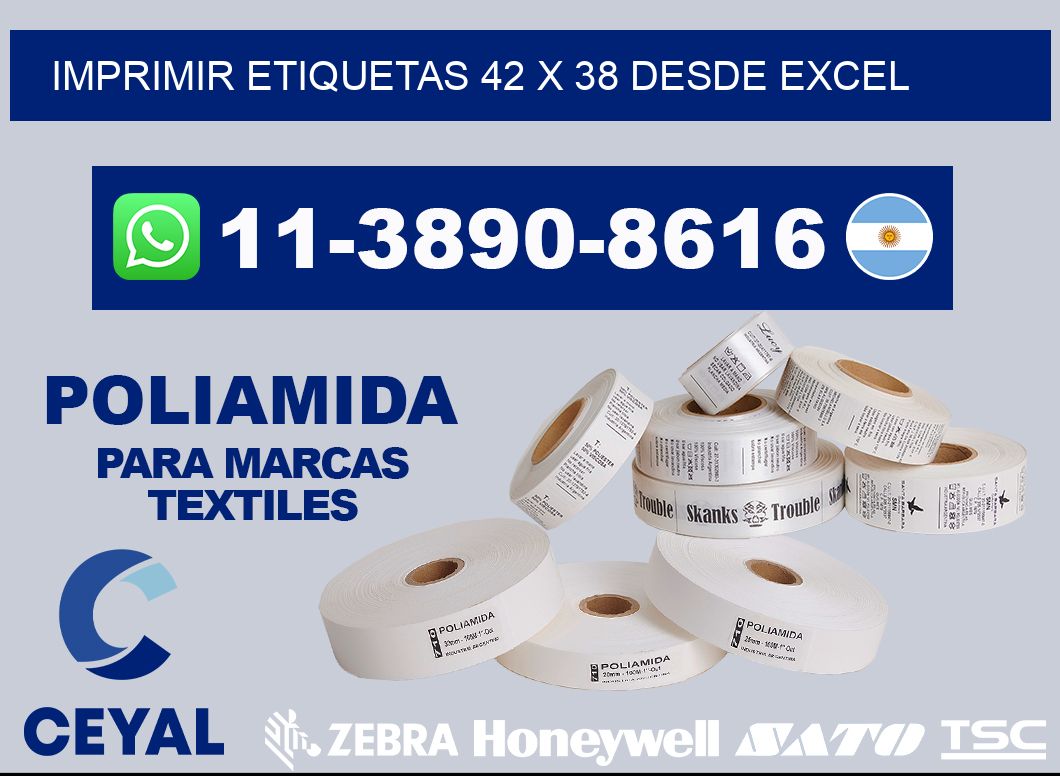 imprimir etiquetas 42 x 38 desde excel