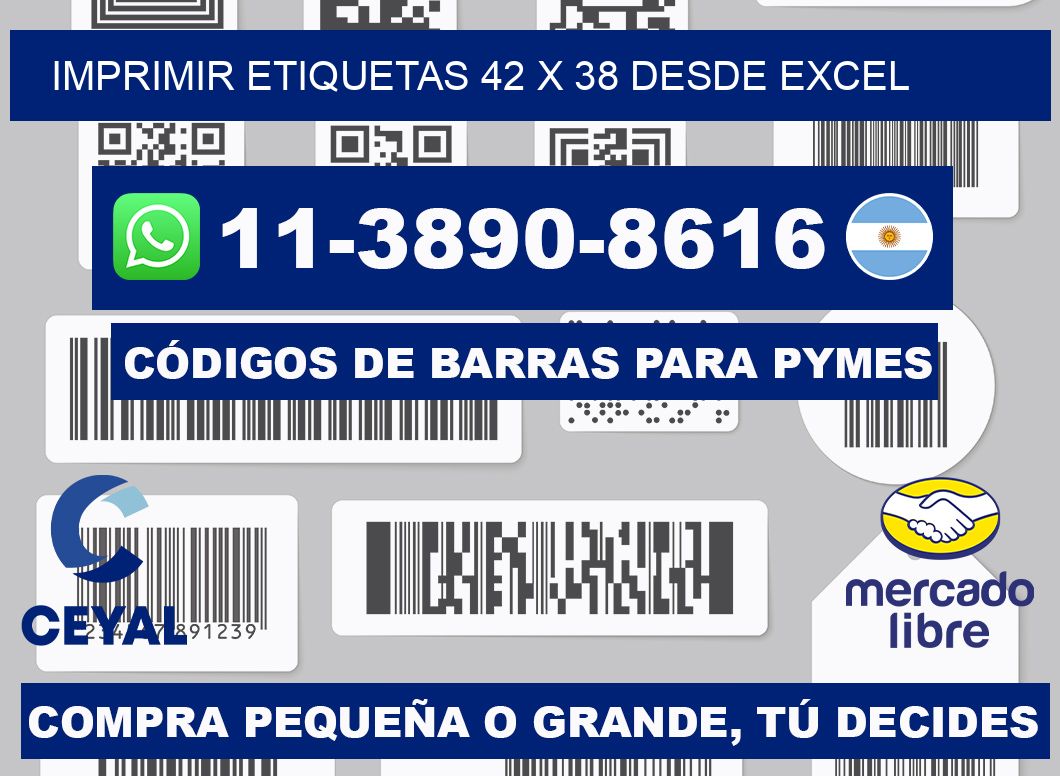 imprimir etiquetas 42 x 38 desde excel